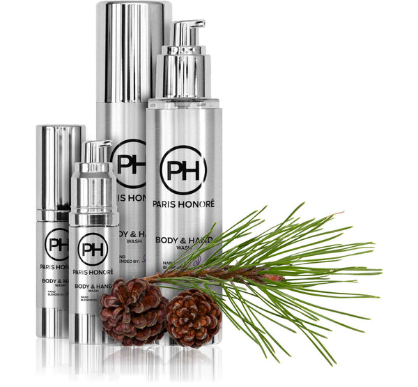 PH Simply Organic Body & Hand Wash in Pine and Vintage Leather