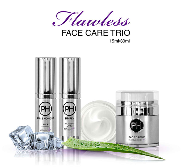 PH Simply Flawless Face Care Trio Skincare Set 15ml/30ml