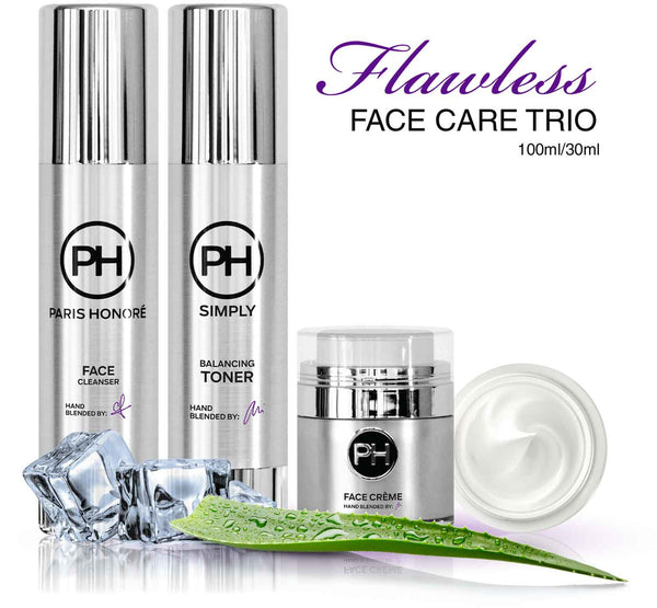 PH Simply Flawless Face Care Trio Skincare Set 100ml/30ml
