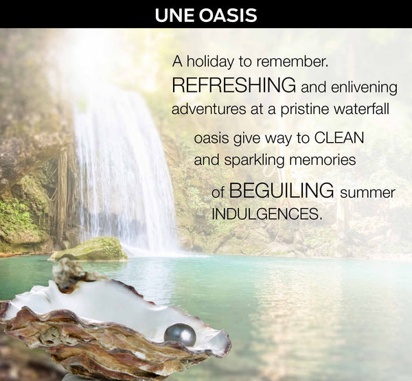 UNE OASIS - a Bespoke Fragrance Offering from PARIS HONORE the World's Finest Luxury Organic Skin Care